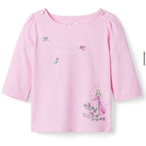 Janie & Jack Sleeping Beauty Shirt with Button Details (6-12 months)
